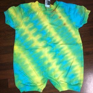 Handmade Tie Dye Baby Bubble Suit